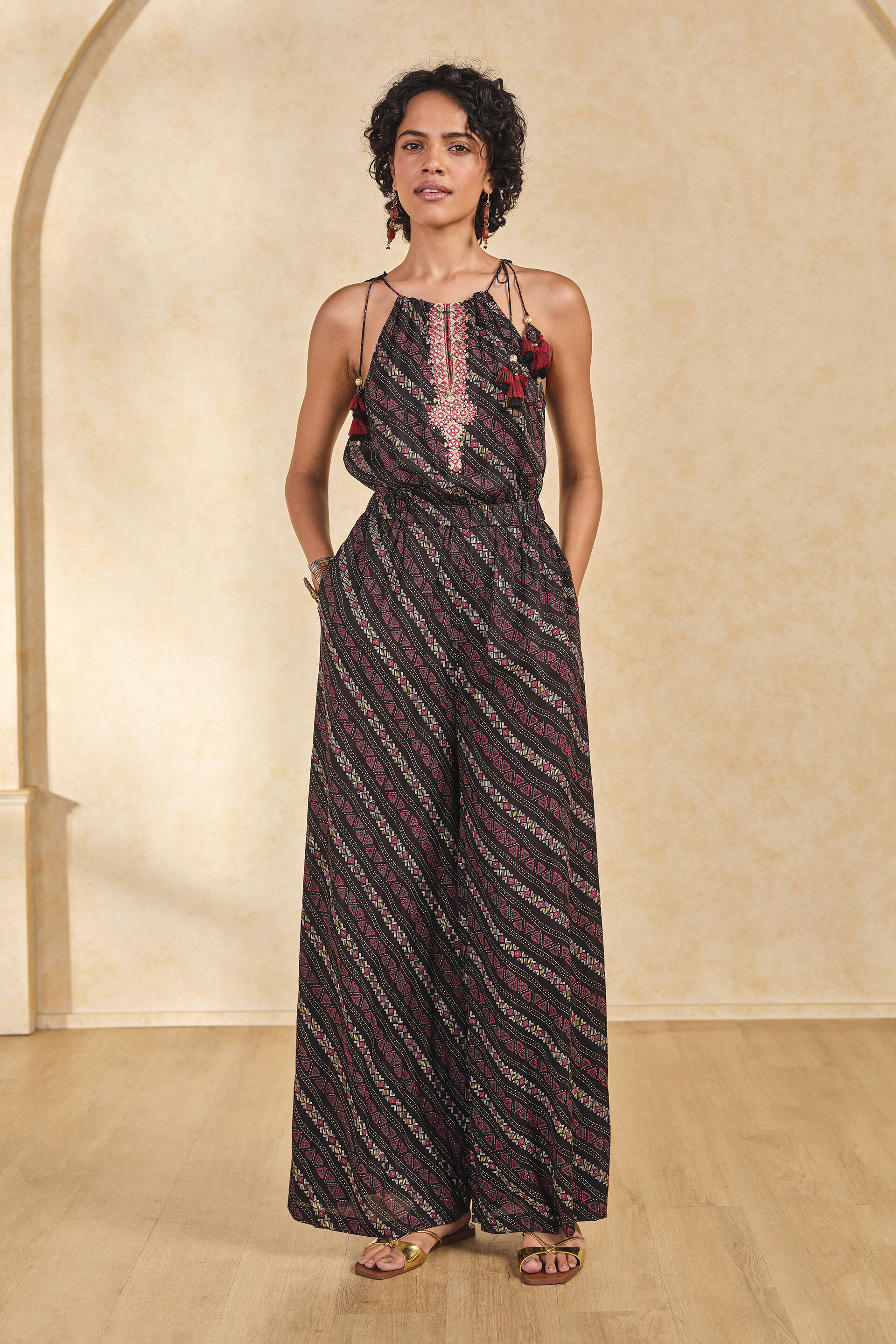 The Mirza Jumpsuit, Black, image 4